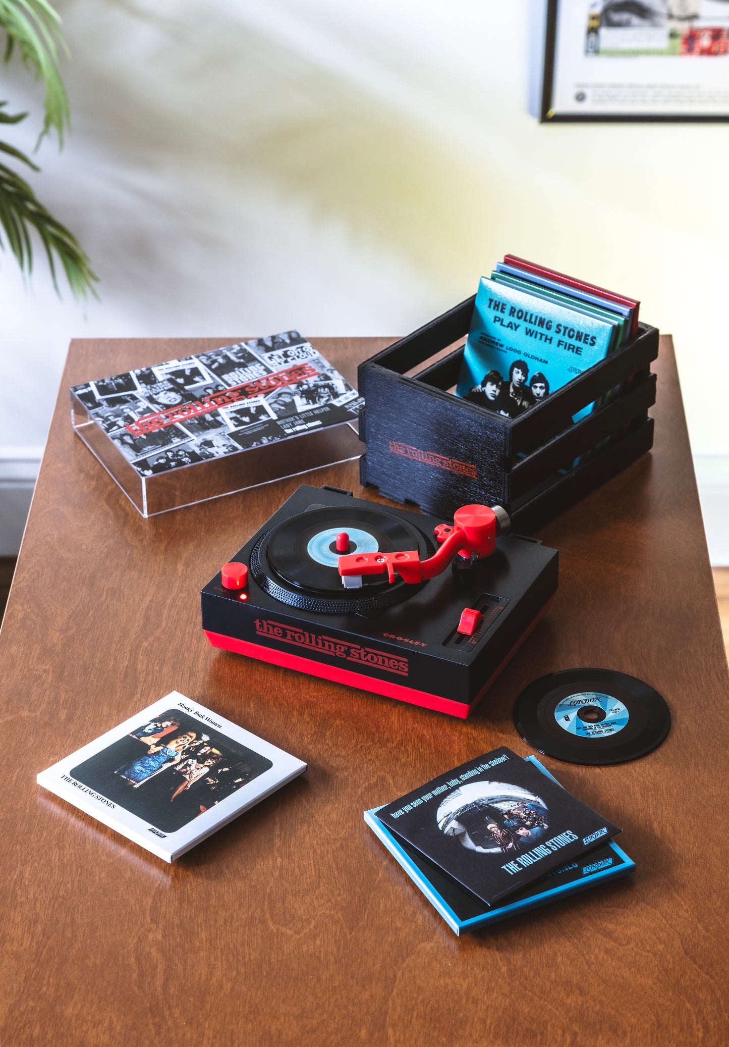 CROSLEY - Rolling Stones 3-Inch Mini Record Player With Case (Black) [RSD EXC]