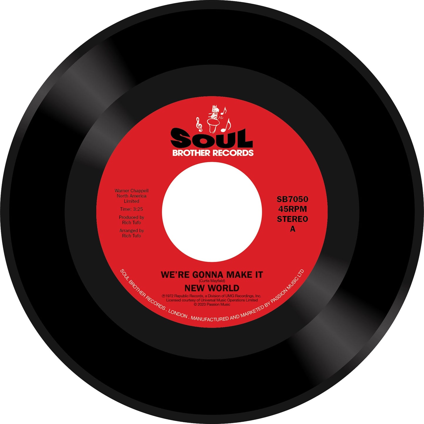 NEW WORLD - We’re Gonna Make It [7" Vinyl]