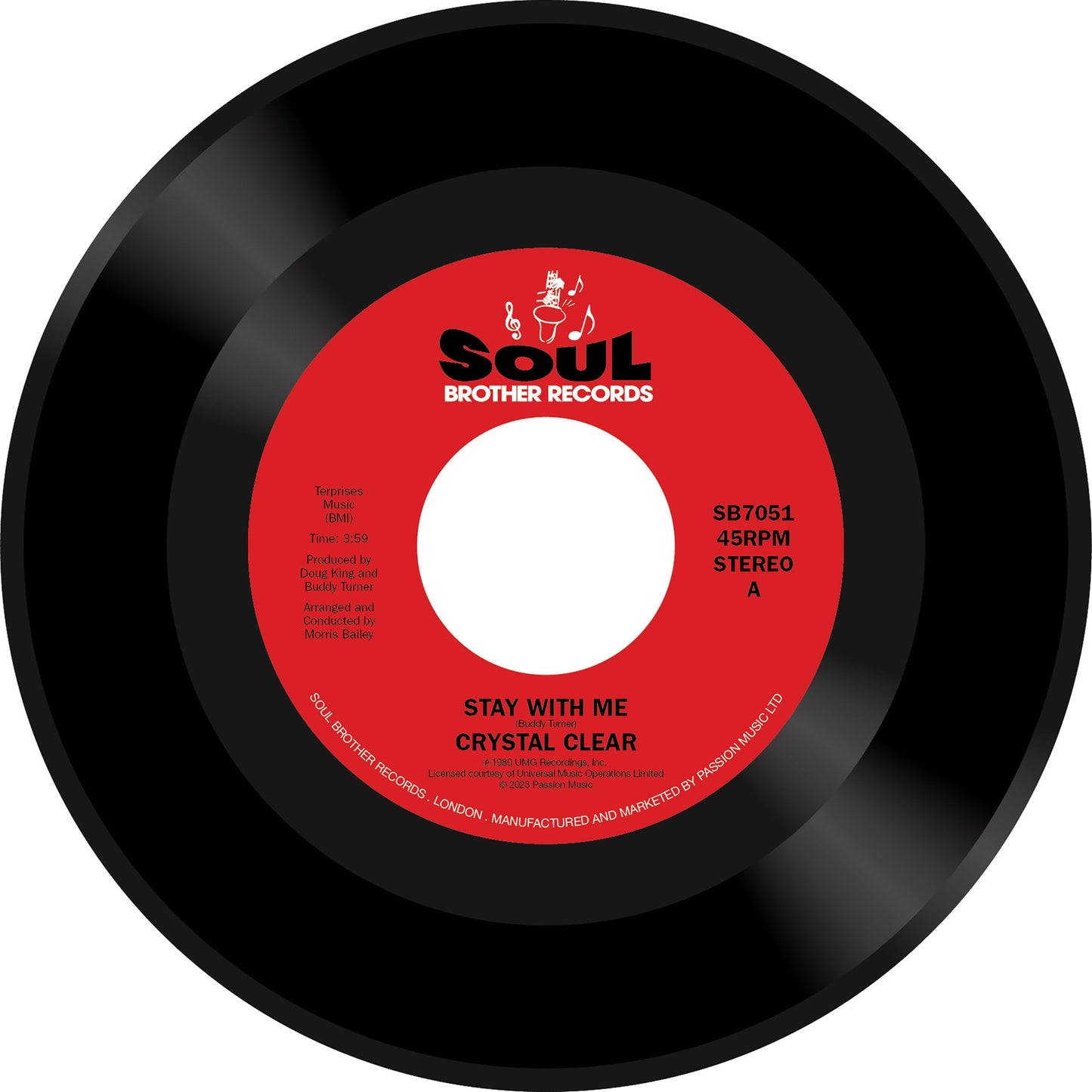 CRYSTAL CLEAR - Stay With Me [7" Vinyl]