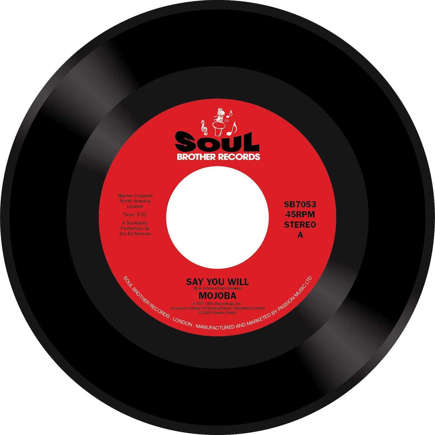 MOJOBA - Say You Will [7" Vinyl]