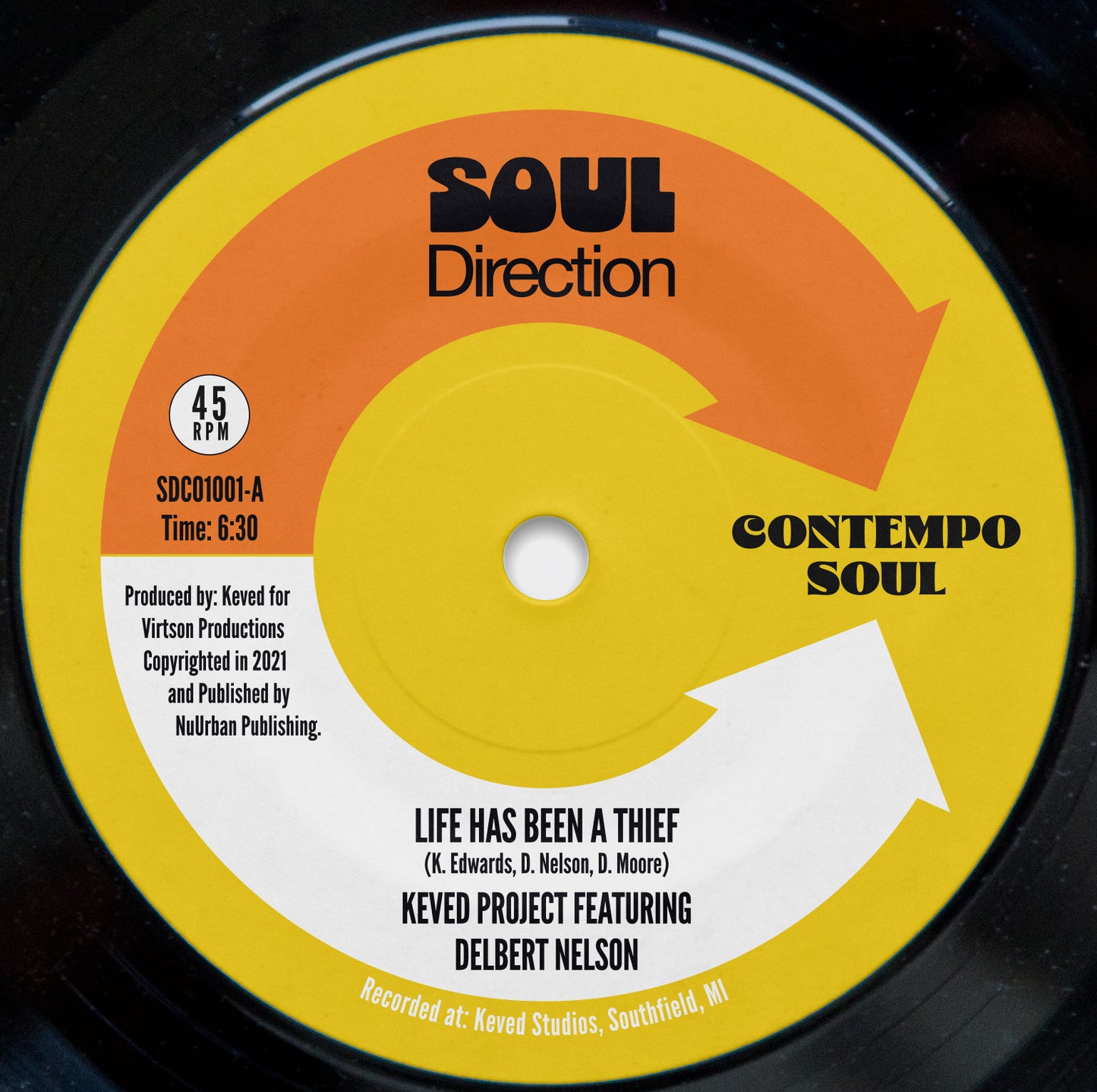 The Keved Project (Feat. Delbert Nelson) – Life Has Been a Thief / Spread Love [7" Vinyl]