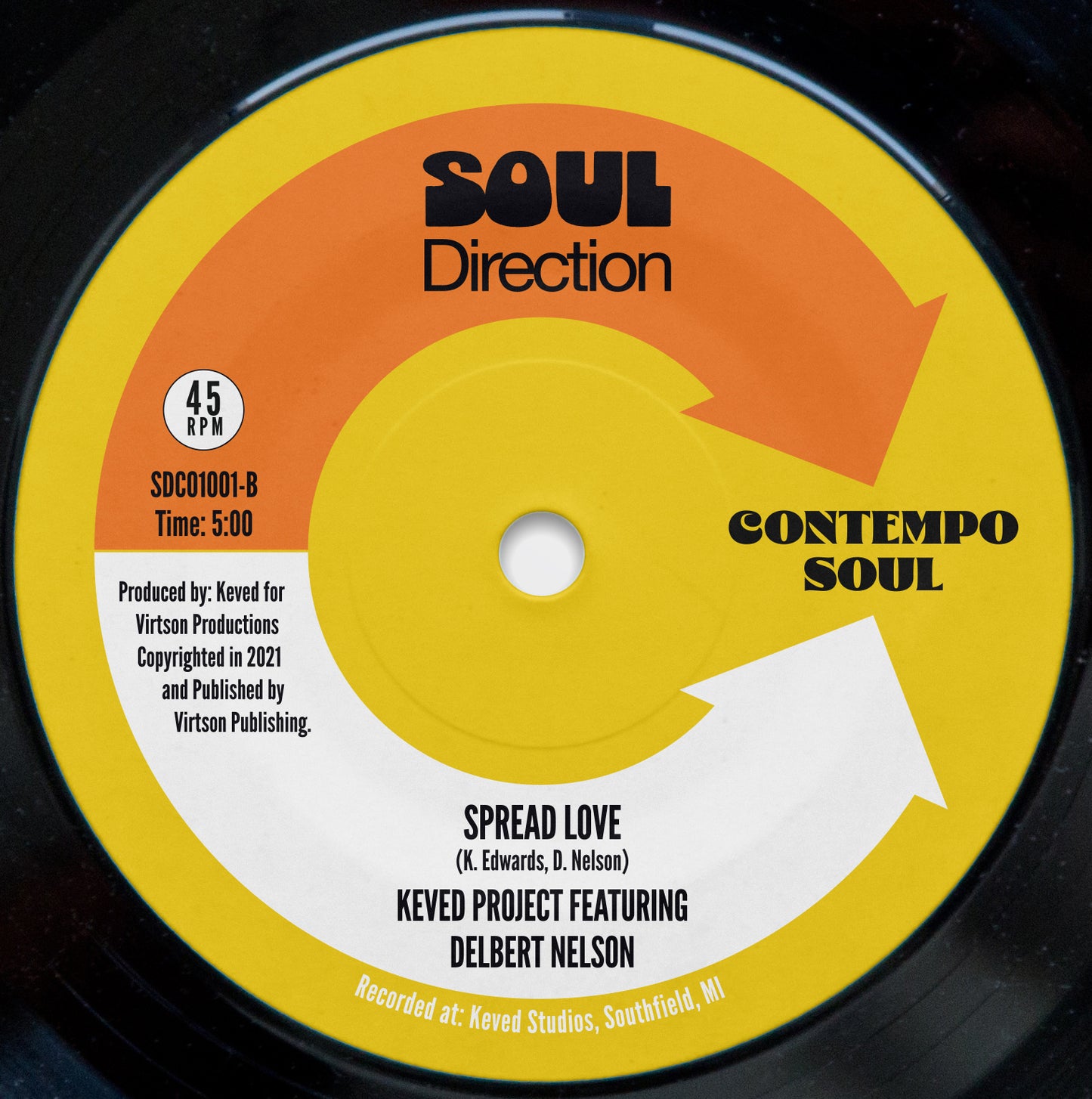 The Keved Project (Feat. Delbert Nelson) – Life Has Been a Thief / Spread Love [7" Vinyl]