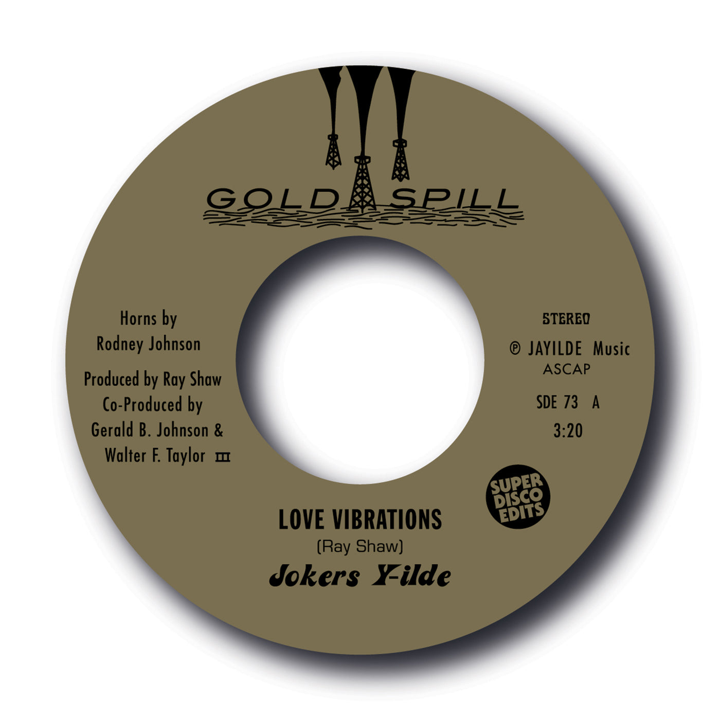 Jokers Y-Ilde - Love Vibrations/Starlight [7" Vinyl]