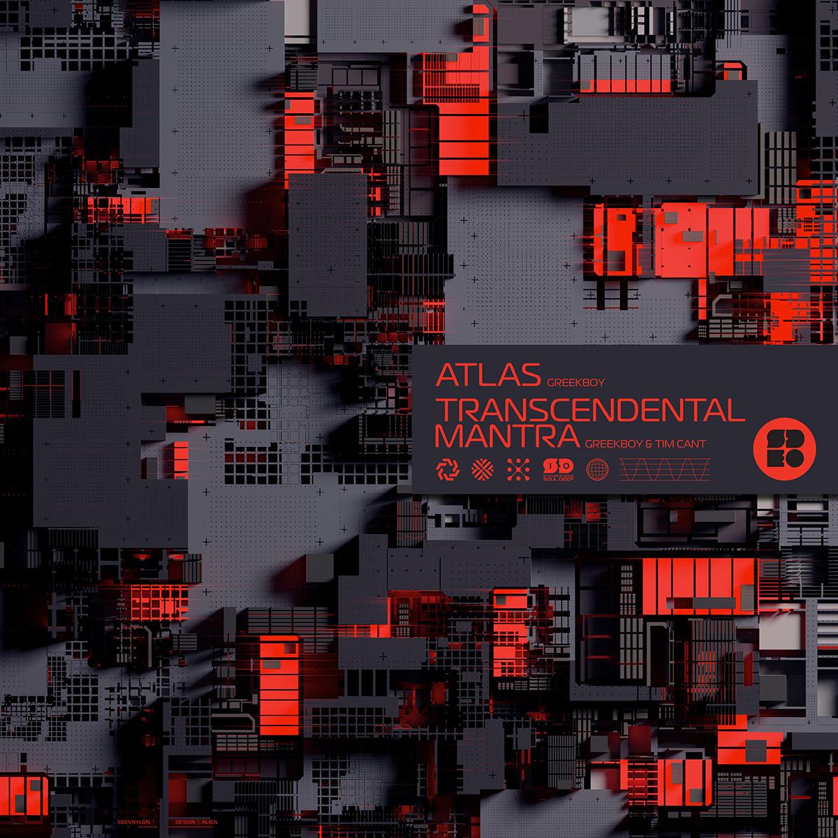 Greekboy & Tim Cant - Atlas [red transparent vinyl / printed sleeve]