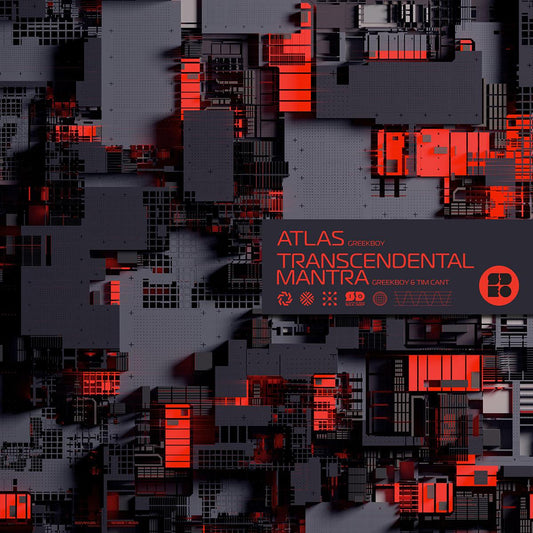 Greekboy & Tim Cant - Atlas [red transparent vinyl / printed sleeve]