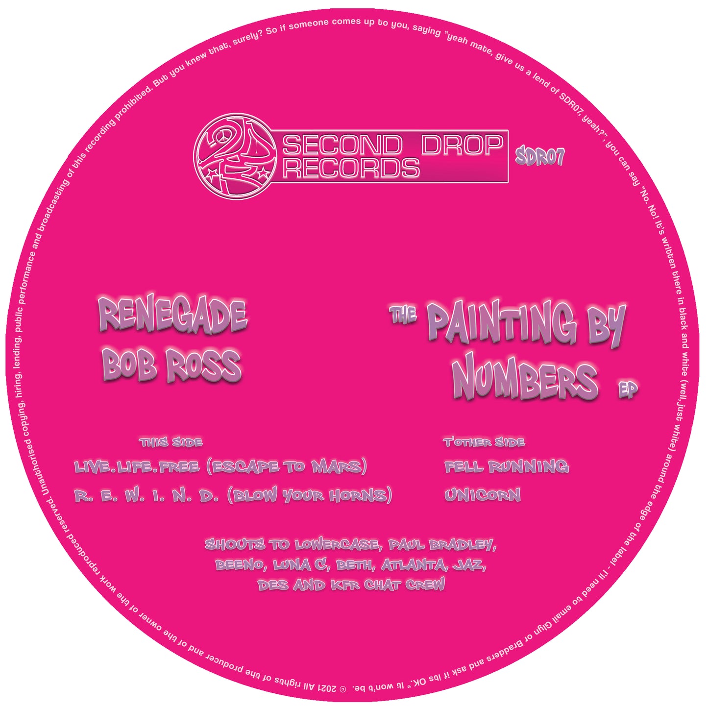 Renegade Bob Ross - The Painting By Numbers EP