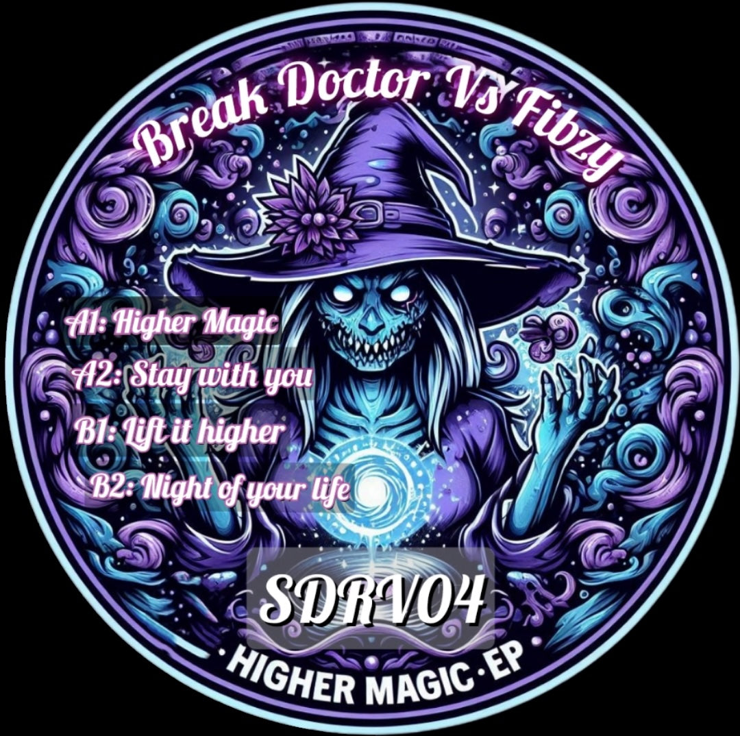 Break Doctor Vs Fibzy - Higher Magic EP (Clear Purple Vinyl)