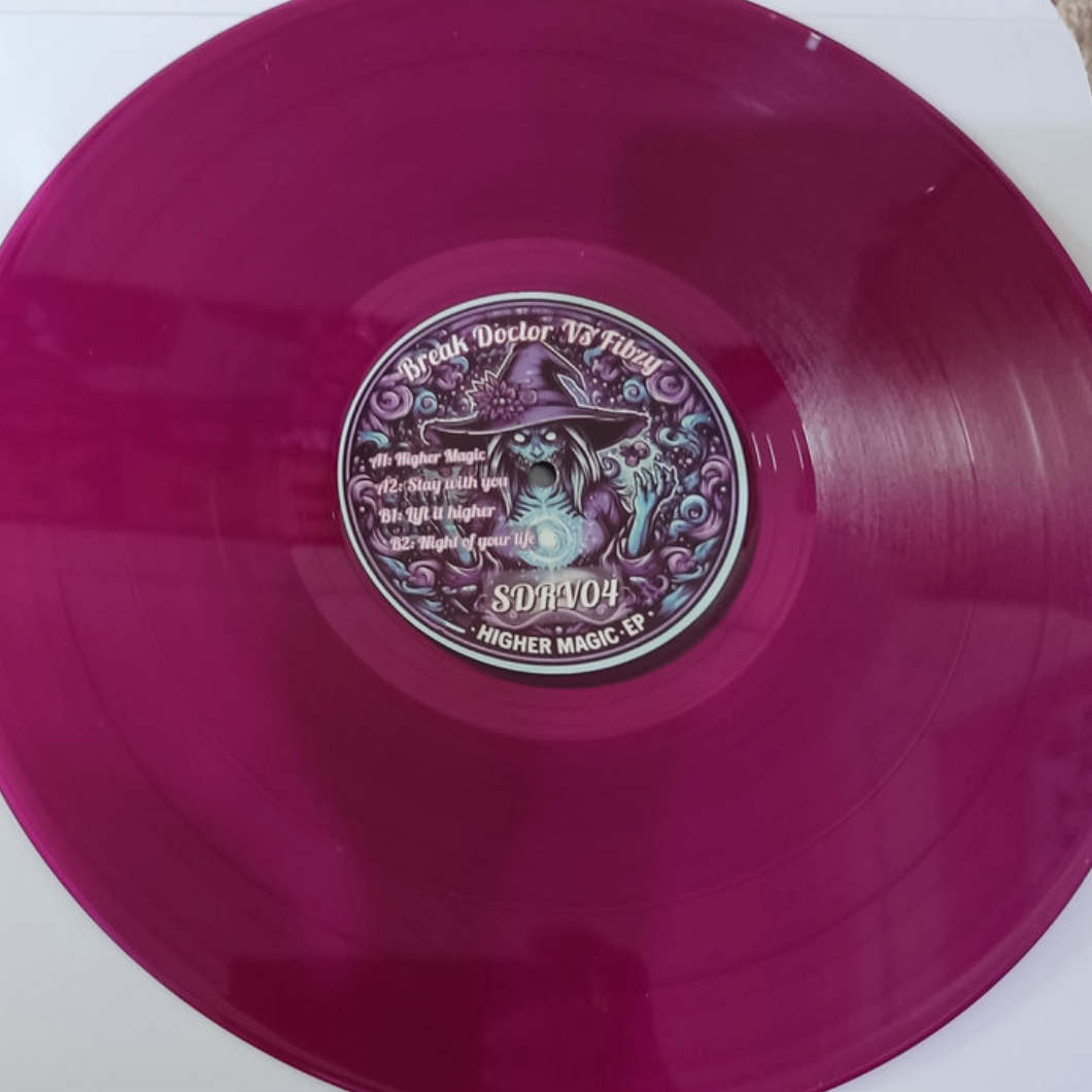 Break Doctor Vs Fibzy - Higher Magic EP (Clear Purple Vinyl)