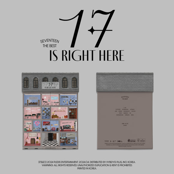 SEVENTEEN - SEVENTEEN BEST ALBUM '17 IS RIGHT HERE' (HEAR Ver.) [2CD]