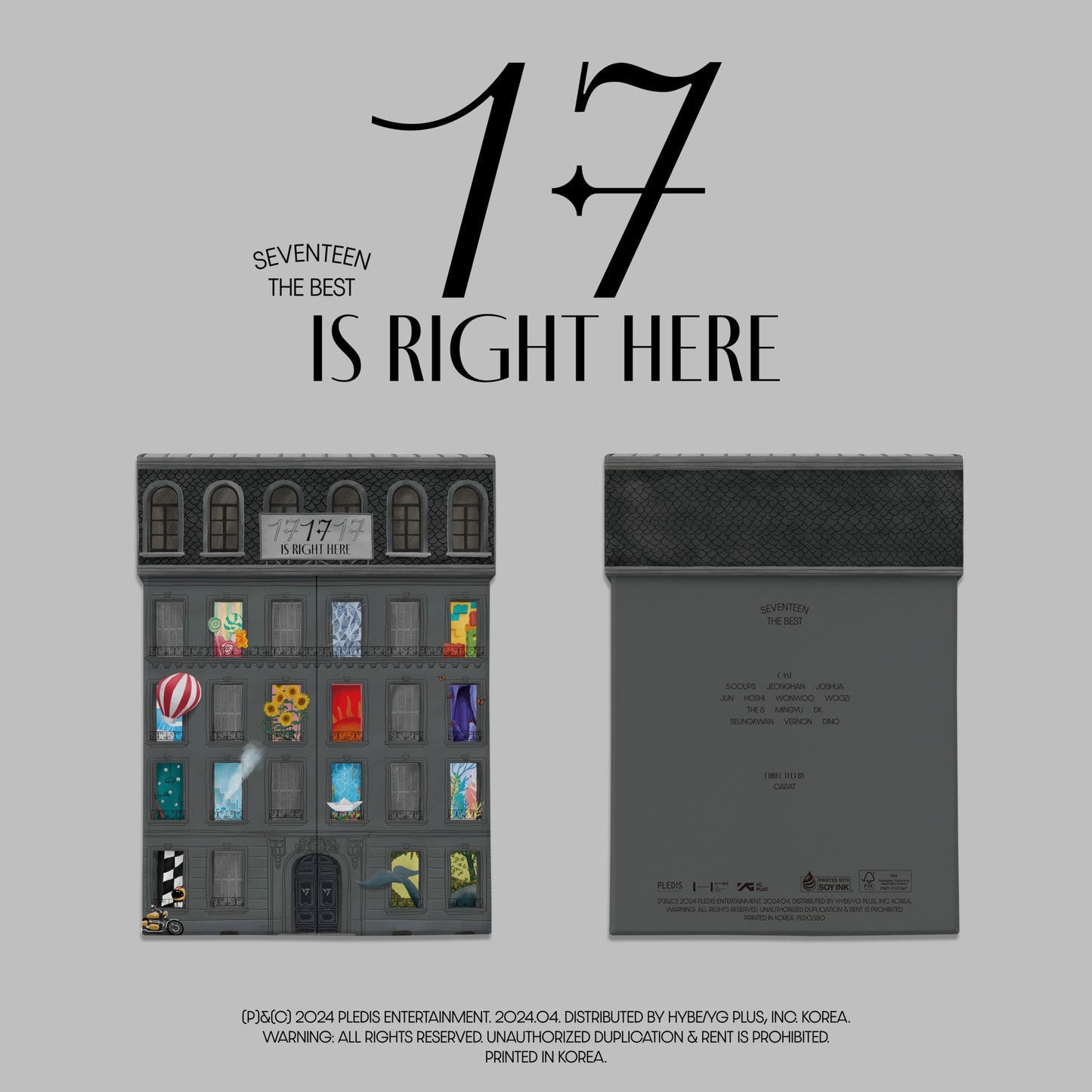 SEVENTEEN - SEVENTEEN BEST ALBUM '17 IS RIGHT HERE' (HERE Ver.) [2CD]