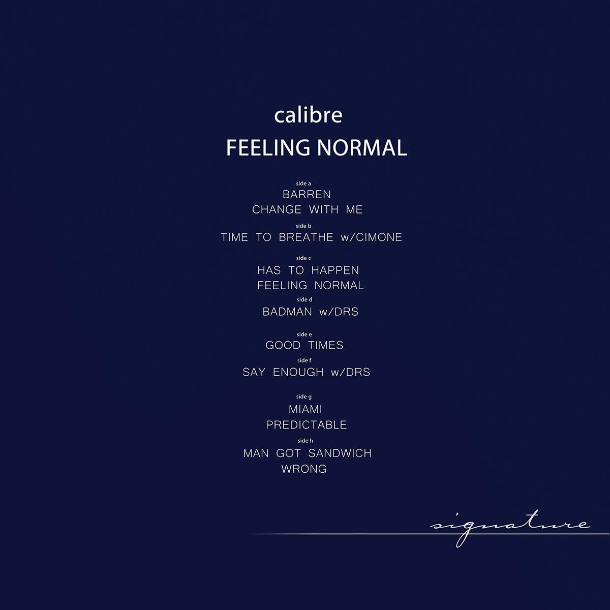 Calibre - Feeling Normal [Slipcase, Incl. DL Codes]