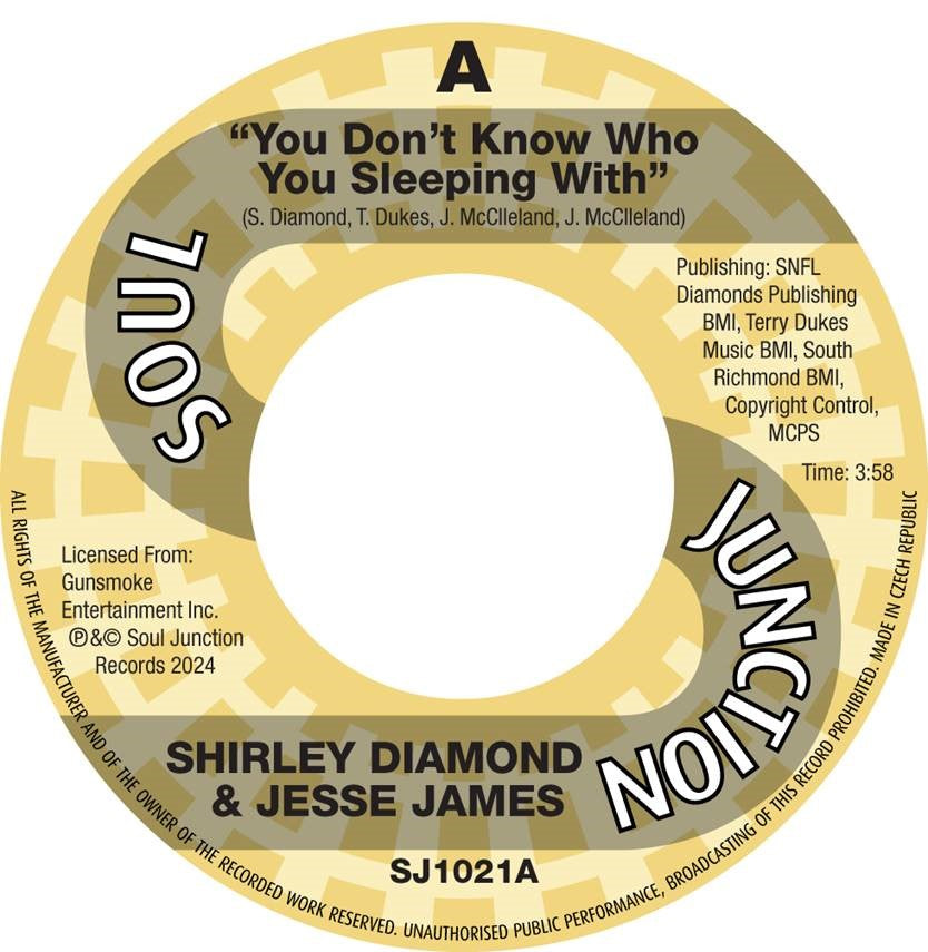 DIAMOND & JAMES - You Don’t Know Who You Sleeping With/Shirley Diamond - You Don’t Know Who You Sleeping With [7" Vinyl]