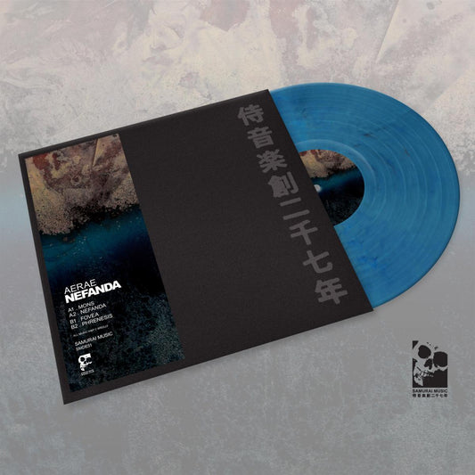 Aerae - Nefanda [printed sleeve / blue marbled vinyl / stickered sleeve]