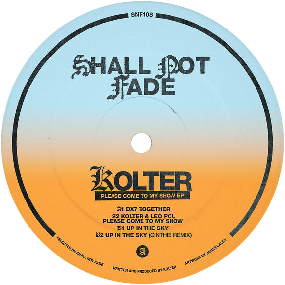 Kolter - Please Come To My Show EP [orange vinyl / label sleeve]