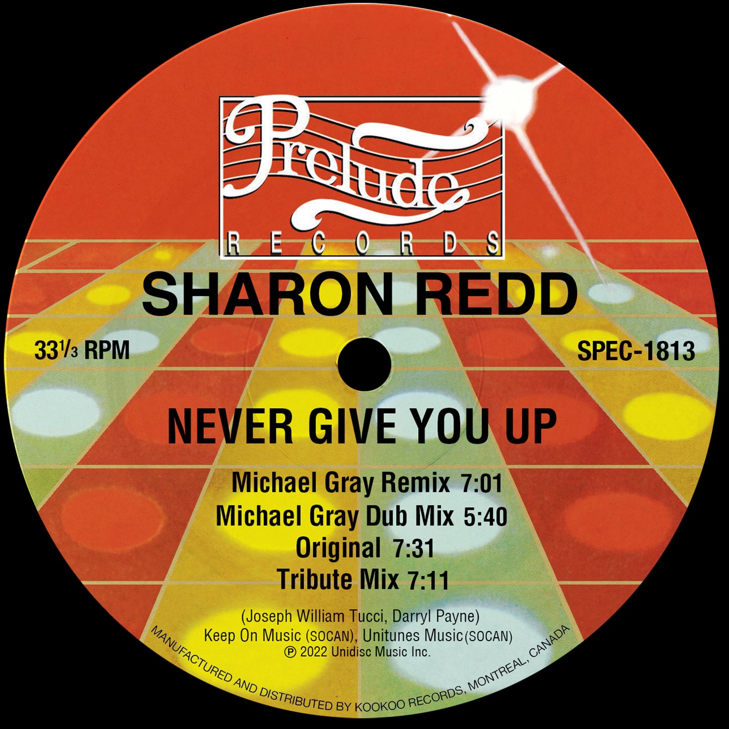 Sharon Redd - Never Give You Up (Incl. Michael Gray Remix)