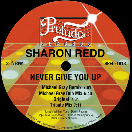 Sharon Redd - Never Give You Up (Incl. Michael Gray Remix)