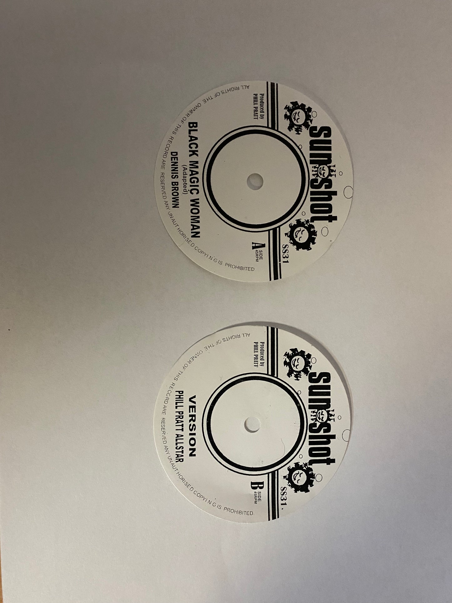 Dennis Brown - Black Magic Woman / Version [7" Vinyl]