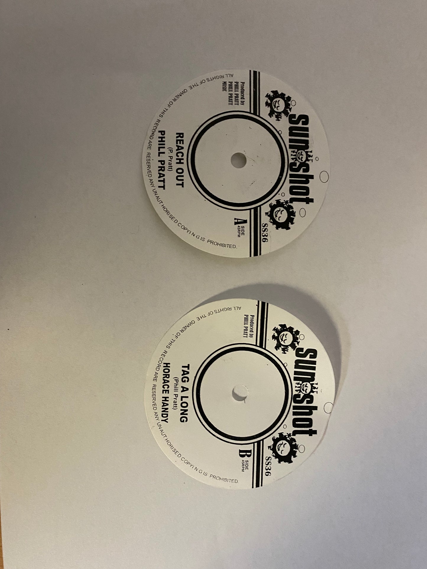 Phill Pratt / Horace Andy - Reach Out / Tag Along [7" Vinyl]