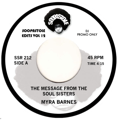 MYRA BARNES / BARBARA GWEN - THE MESSAGE FROM THE SOUL SISTERS [7" Red Vinyl]
