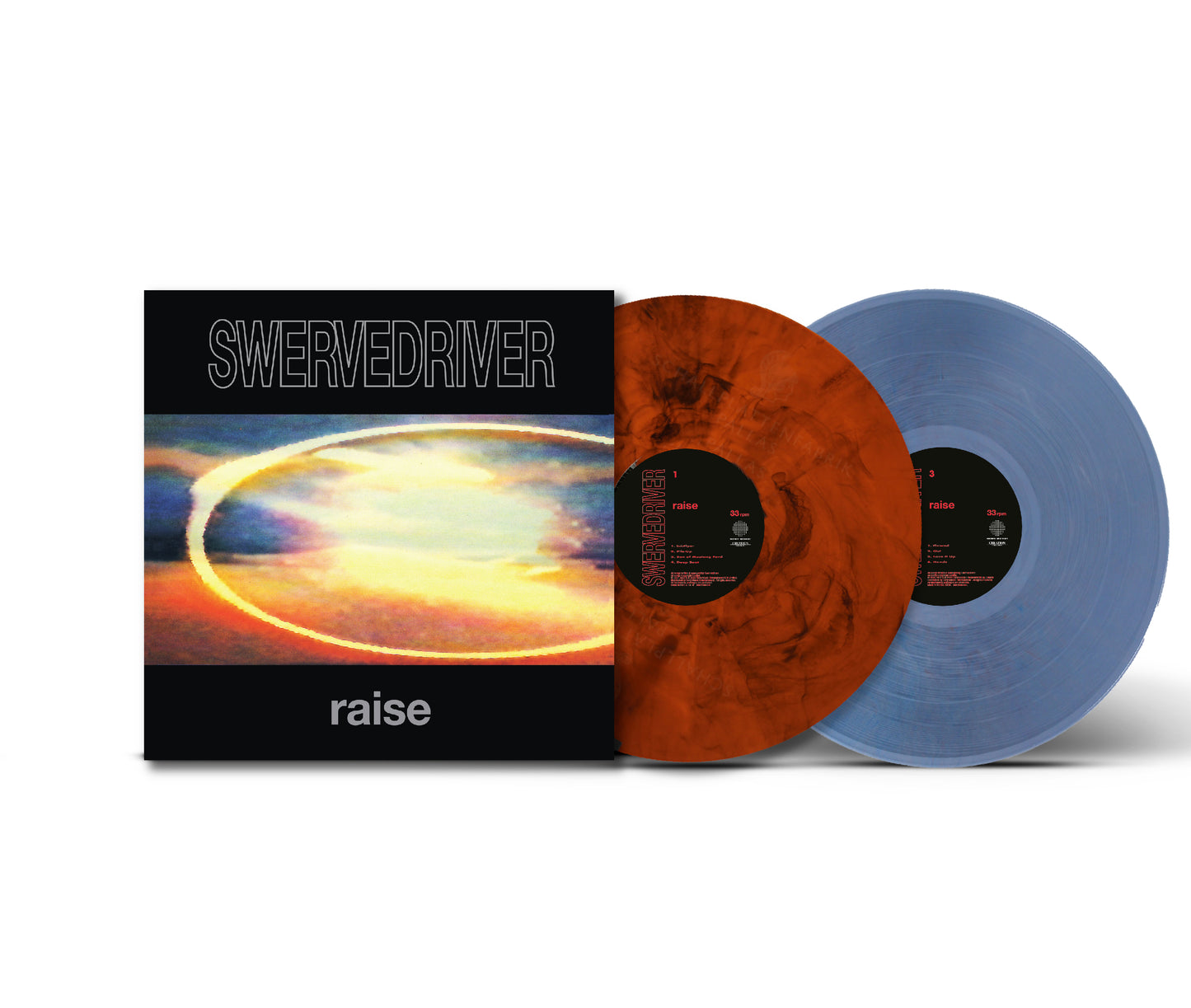 Swervedriver - Raise (35th Anniversary) [Neon Orange & Clear Blue 2LP]