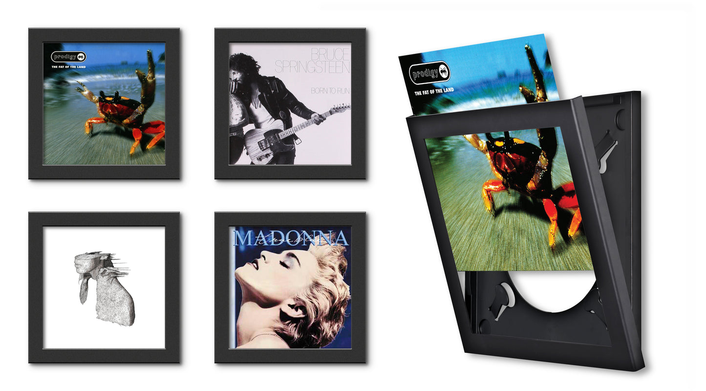 SHOW AND LISTEN - Black LP Flip Frame 4 Pack