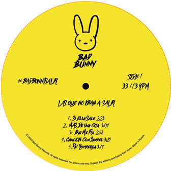 Bad Bunny - Las Que No Iban A Salir [Random Coloured Vinyl]