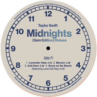 Taylor Swift - Midnights (3am Edition) [Deluxe 3LP Random Coloured](ONE PER PERSON)