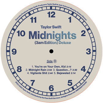 Taylor Swift - Midnights (3am Edition) [Deluxe 3LP Random Coloured](ONE PER PERSON)