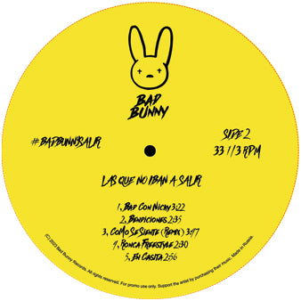 Bad Bunny - Las Que No Iban A Salir [Random Coloured Vinyl]