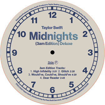 Taylor Swift - Midnights (3am Edition) [Deluxe 3LP Random Coloured](ONE PER PERSON)