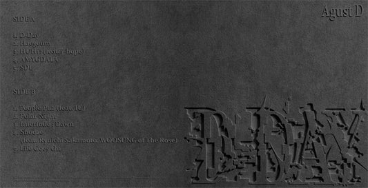 Agust D (BTS) - D-Day [Coloured Vinyl]