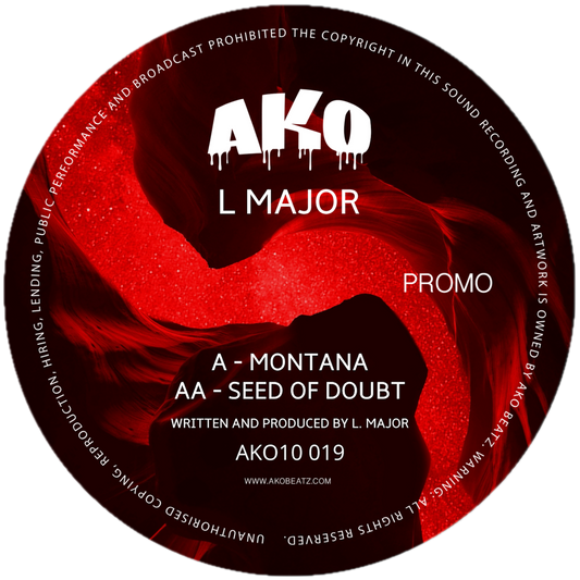 L Major - Montana EP (Smoked Red 10" Vinyl)