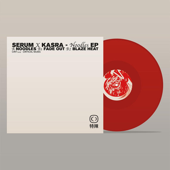 Serum & Kasra - Noodles EP [full colour embossed sleeve / red vinyl / incl dl code]