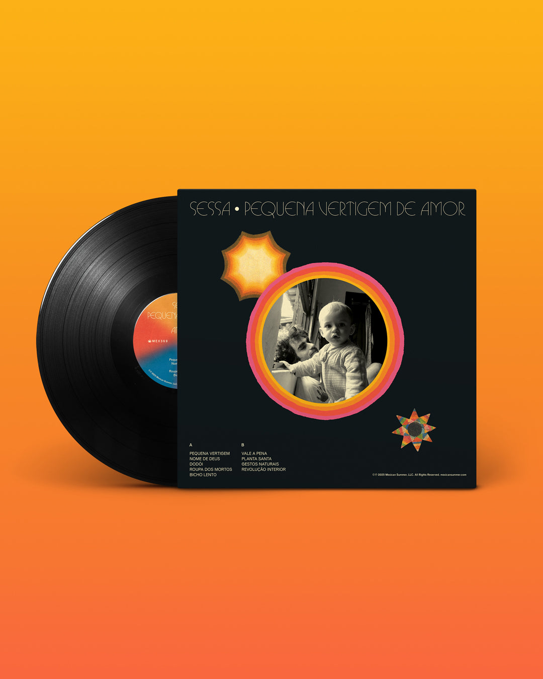 Sessa Pequena - Vertigem de Amor [Black LP]