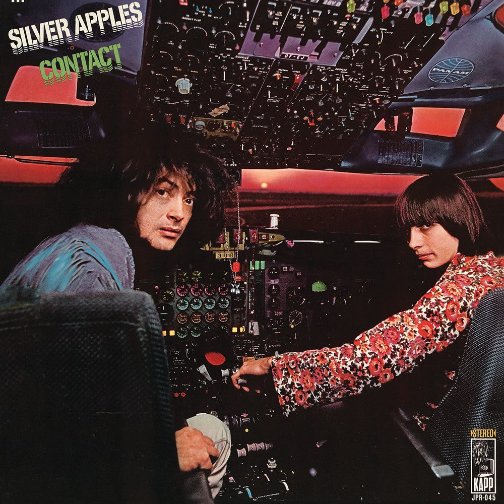 Silver Apples - Contact [Blue w/ White & Black swirl]