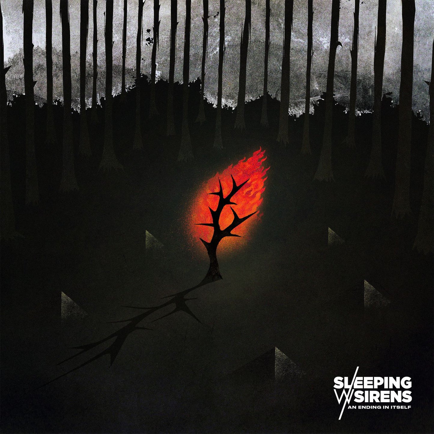 Sleeping With Sirens - An Ending In Itself [Black, White & Red Swirl]