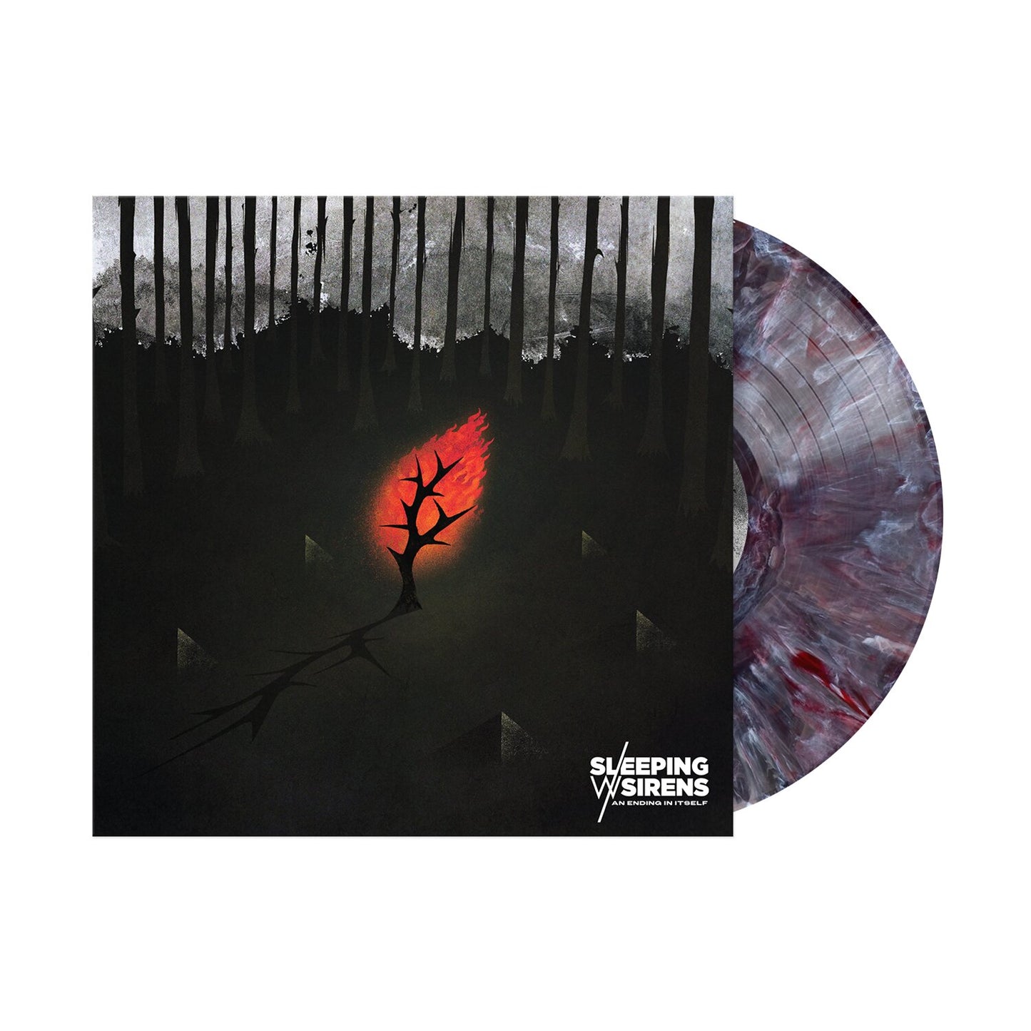 Sleeping With Sirens - An Ending In Itself [Black, White & Red Swirl]
