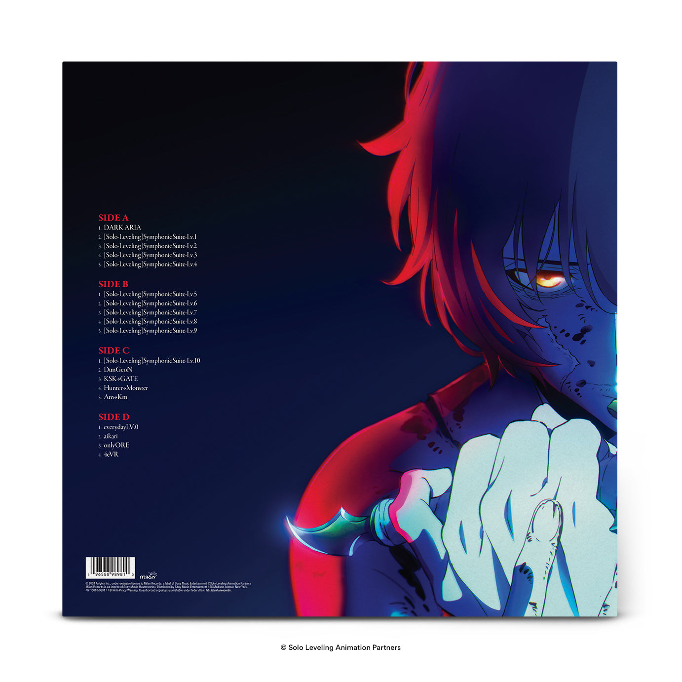 Solo Leveling - Hiroyuki Sawano (Original Series Soundtrack) [2LP Coloured]