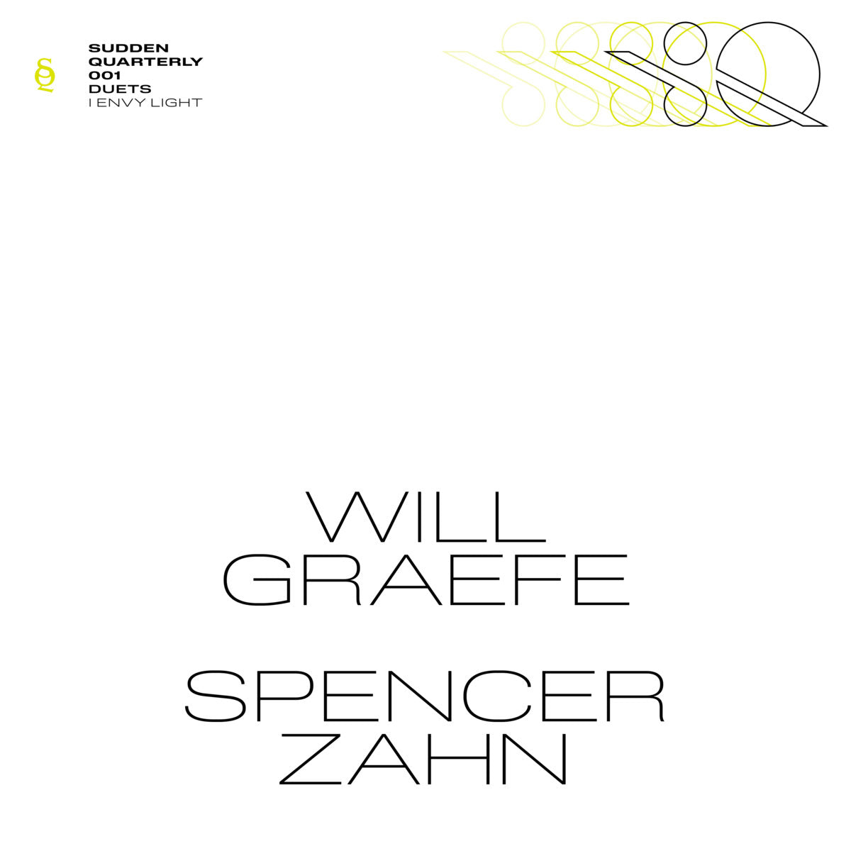 Spencer Zahn & Will Graefe - I Envy Light [Olive Green Vinyl]