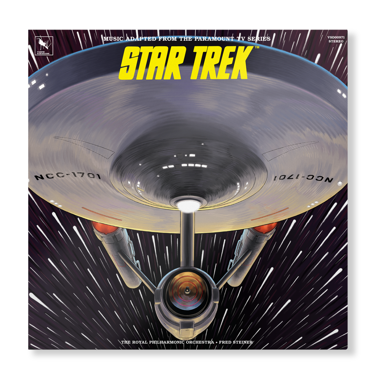 Fred Steiner & The Royal Philharmonic Orchestra - Star Trek: Music Adapted from the Paramount TV Series [2LP  Translucent Clear]