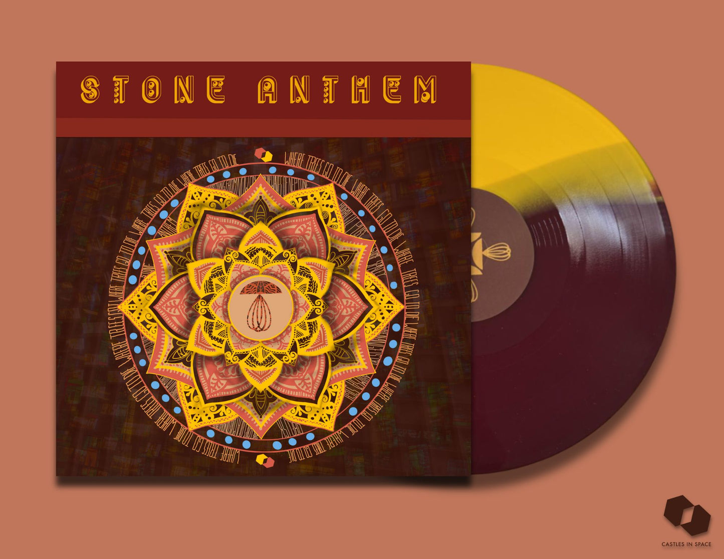 Stone Anthem - Where Trees Go To Die [Maroon / Yellow half & half]