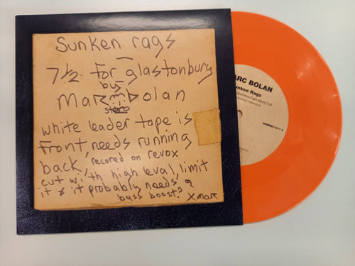 T. Rex - Sunken Rags (home demo, Glastonbury Fayre version - Orange Vinyl)
