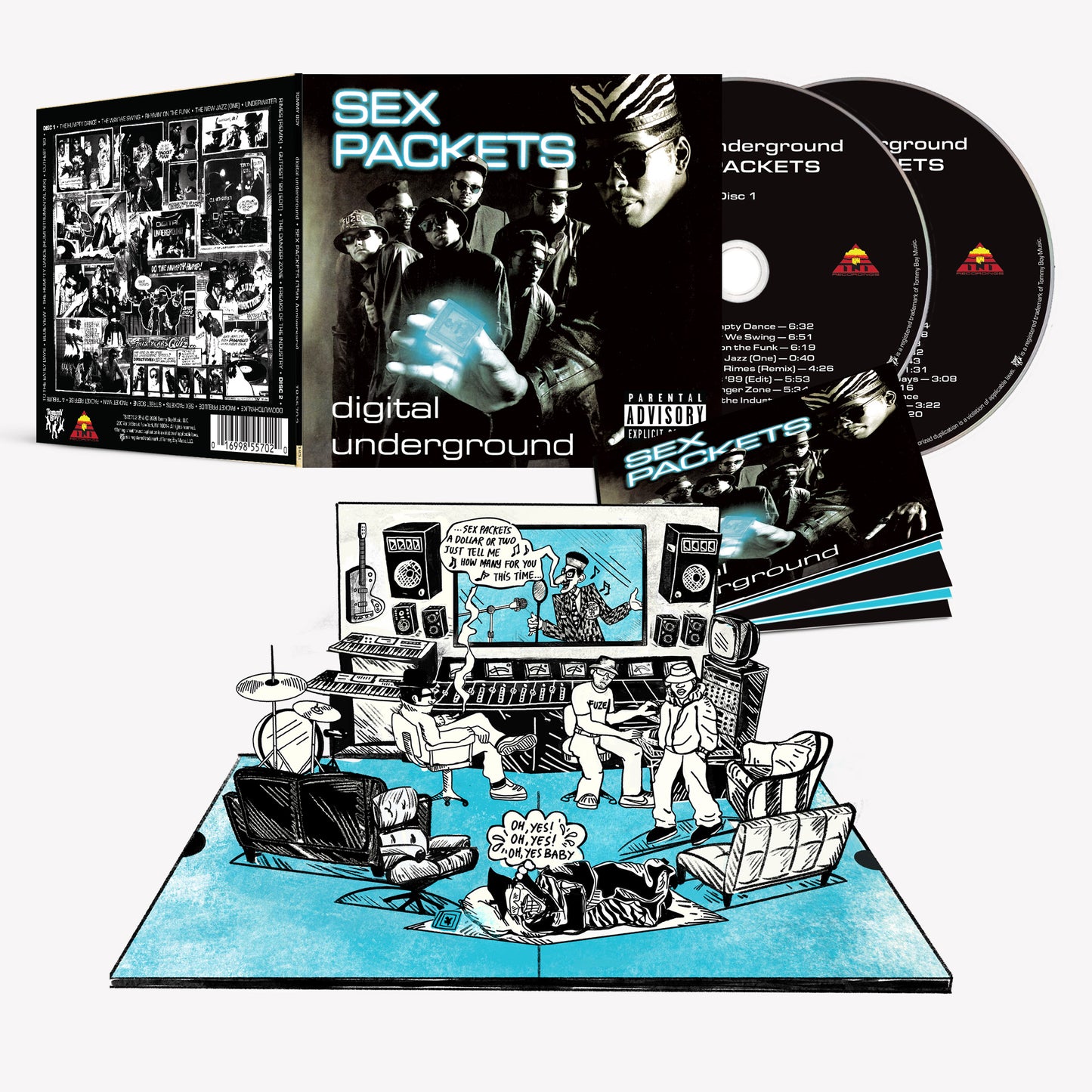 Digital Underground - Sex Packets (35th Anniversary) - Pop-Up Version [CD Pop up gatefold  jacket]