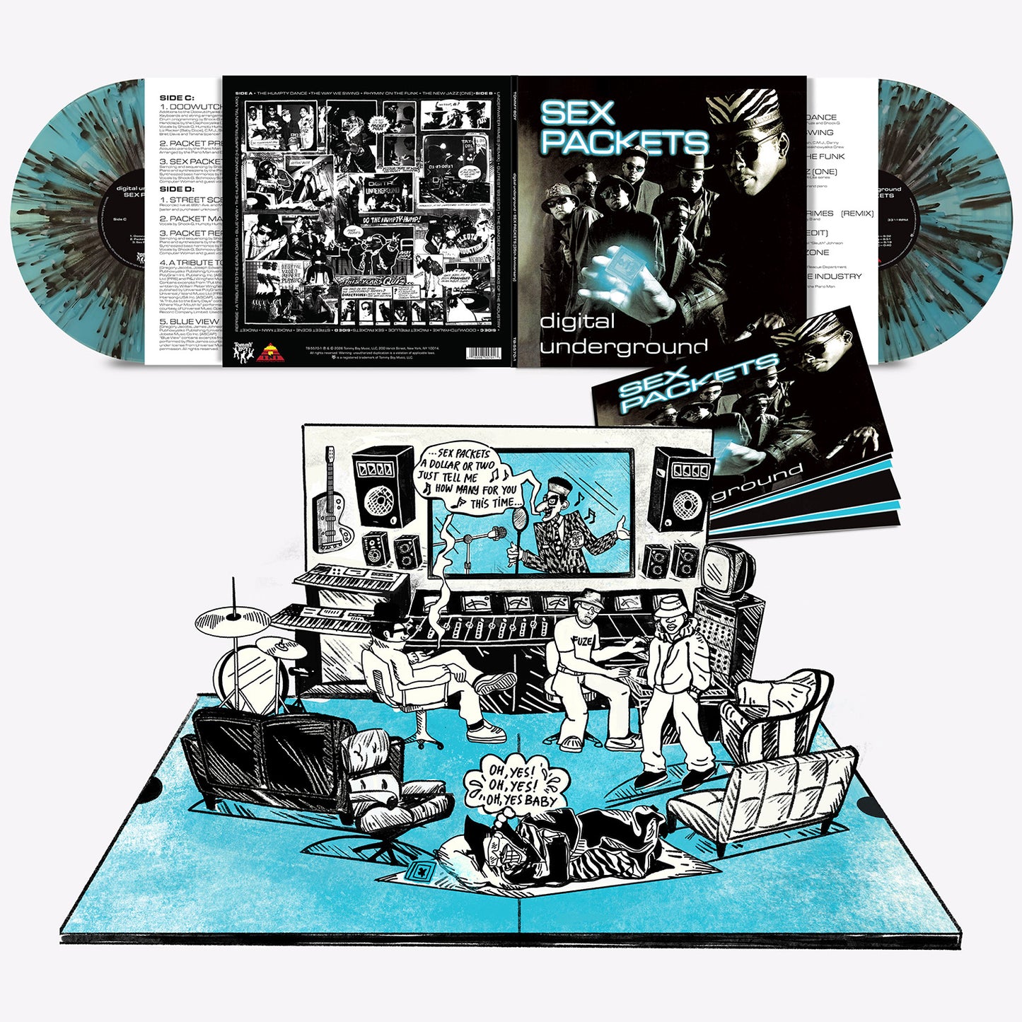 Digital Underground - Sex Packets (35th Anniversary) - Pop-Up Version [Splatter vinyl / pop up  gatefold]