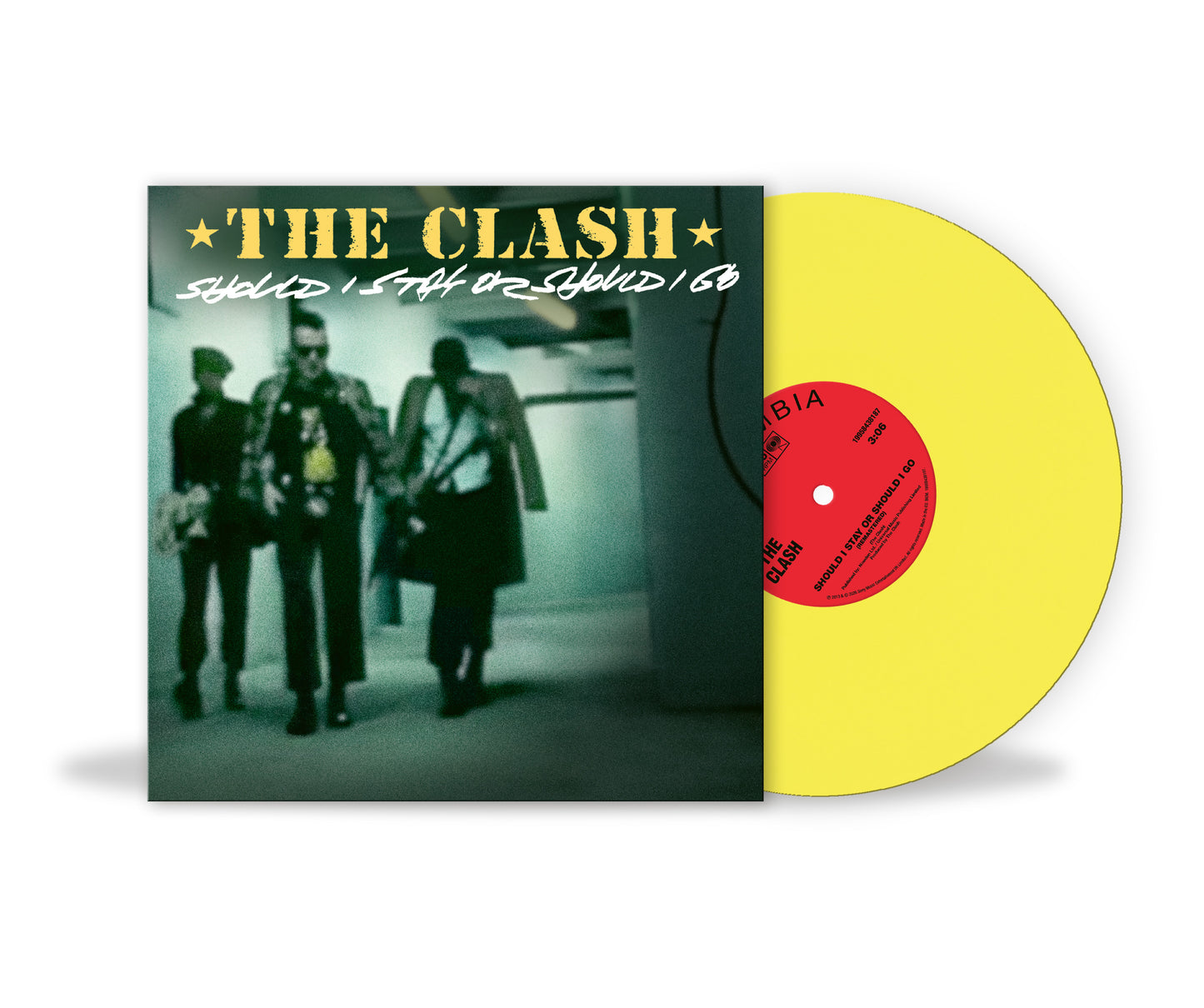 The Clash - Should I Stay Or Should I Go [Sunshine yellow 7" vinyl]