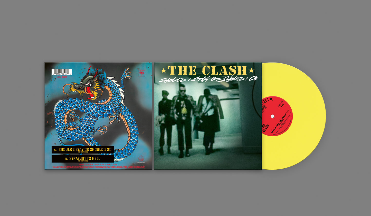 The Clash - Should I Stay Or Should I Go [Sunshine yellow 7" vinyl]