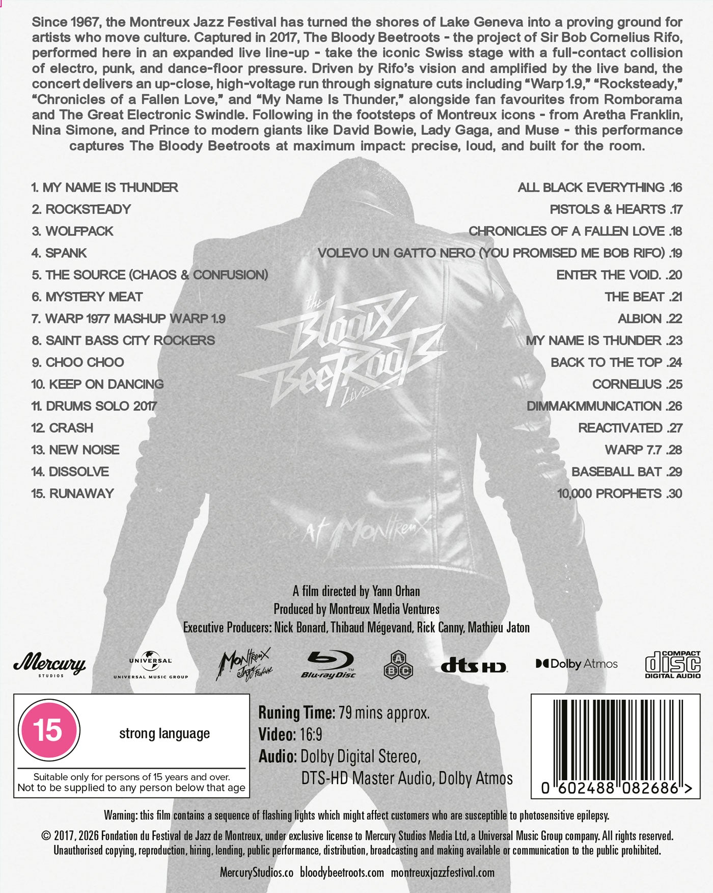 The Bloody Beetroots Live - Live At Montreux 2017 [CD/BR]