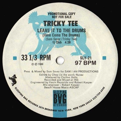 Tricky Tee - Johnny The Fox / Leave It To The Drums [7" Vinyl]