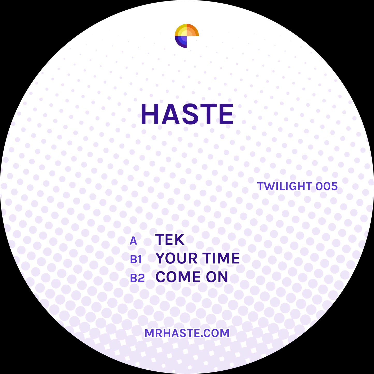 Haste - Tek EP (Black Vinyl Version)