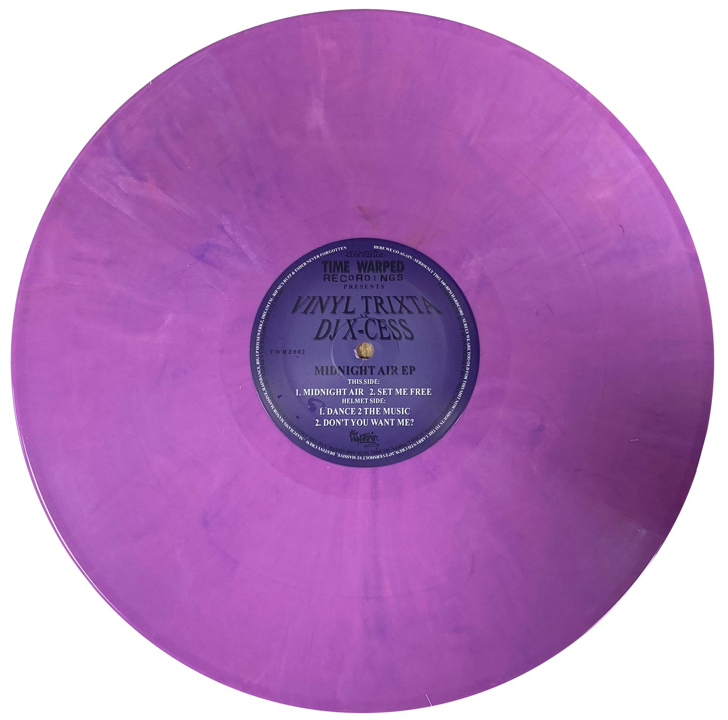 Vinyltrixta vs Dj X-cess - Midnight Air EP (Purple Marbled Vinyl)